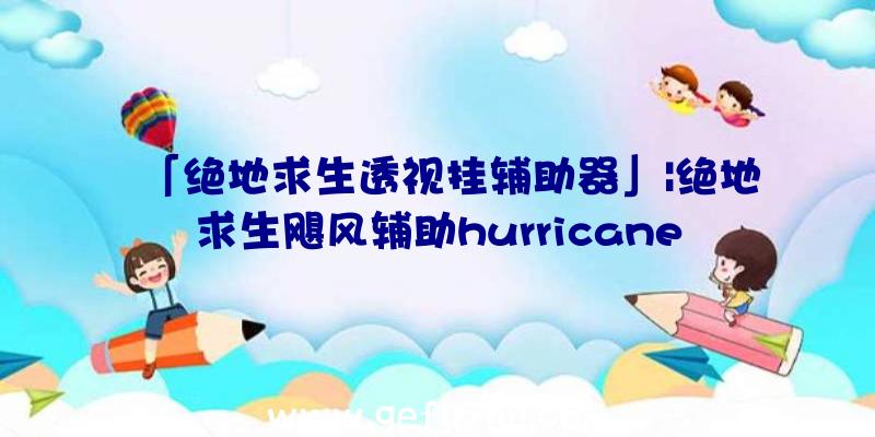 「绝地求生透视挂辅助器」|绝地求生飓风辅助hurricane